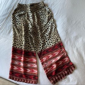 100% silk Kobi Halperin cropped pant